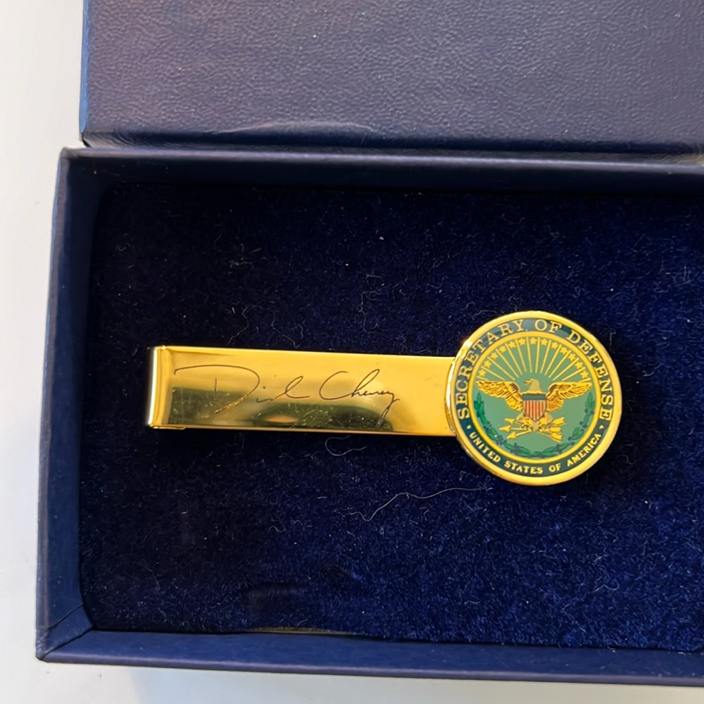 Secretary of Defense of the United States of America tie clip